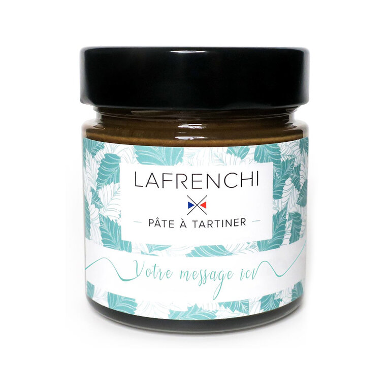 Pâte à tartiner chocolat–noisette personnalisable made in France - Lucie | pandacolach