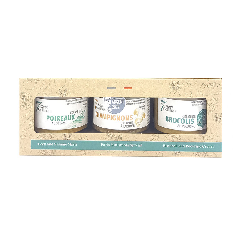 Coffret apéritif légume hiver personnalisable made in France - Hiverno | pandacolach