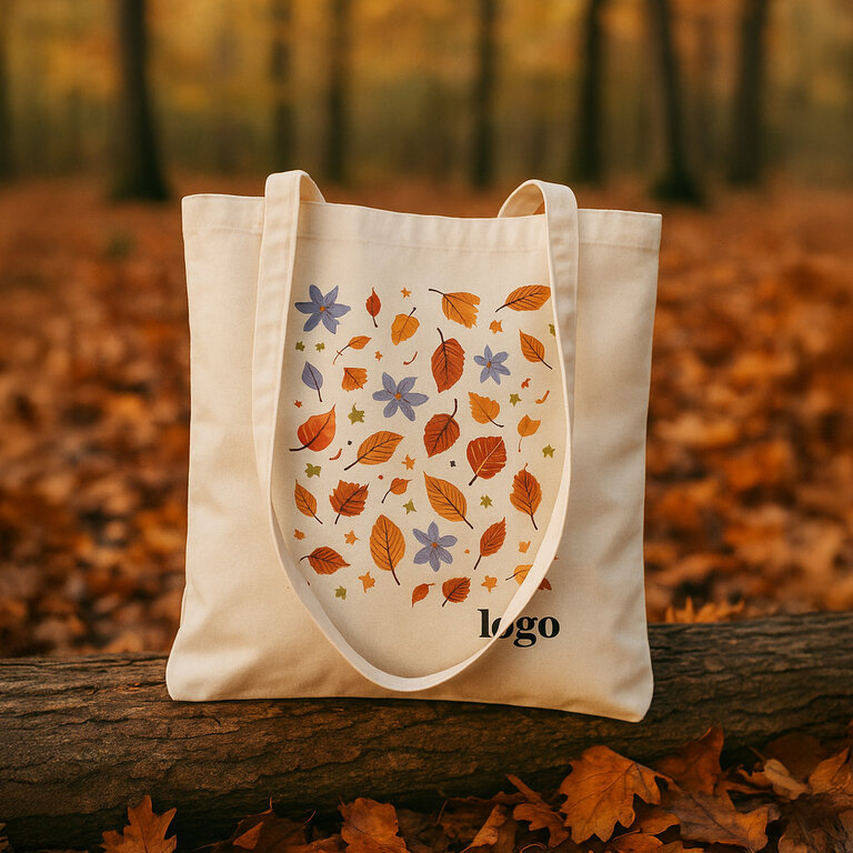 Tote bag publicitaire estival avec motifs fruits et floraux - Alia | pandacolach - 3