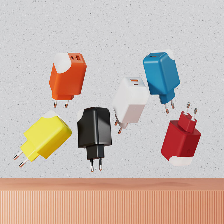 Adaptateur secteur personnalisé multi-ports colorés - Ice Gan | pandacolach - 4