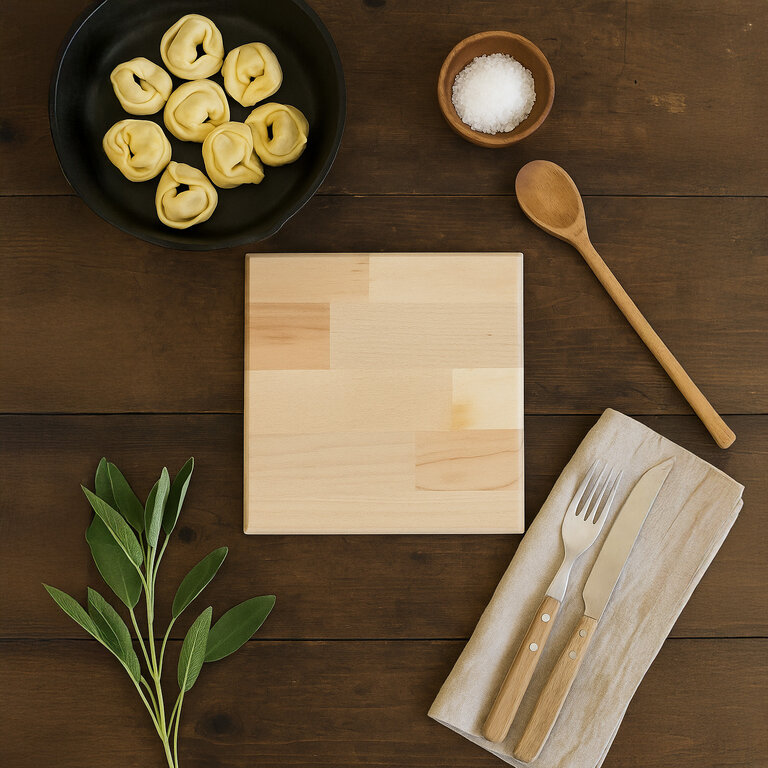 Dessous de plat carré en bois personnalisable fabrication 100 % française - Bosky | pandacolach