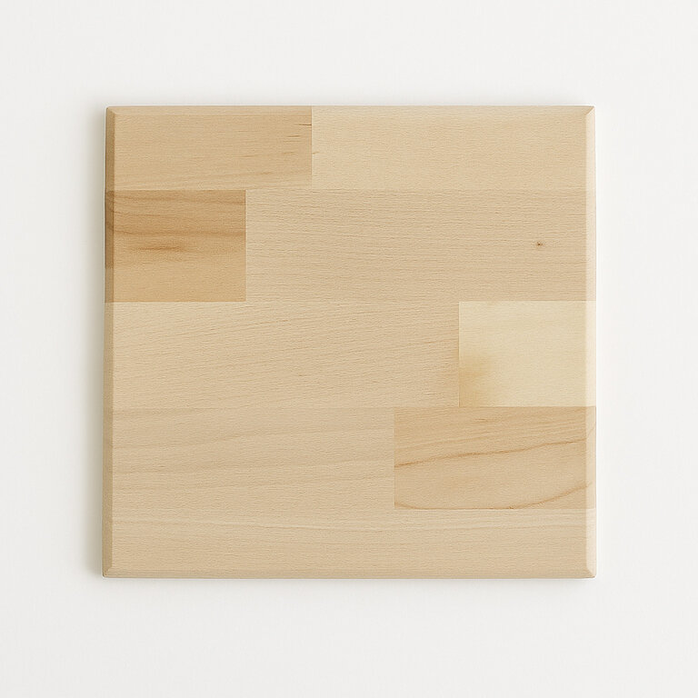 Dessous de plat carré en bois personnalisable fabrication 100 % française - Bosky | pandacolach - 1