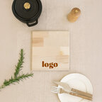 Dessous de plat carré en bois personnalisable fabrication 100 % française - Bosky | pandacola - thumb - 2
