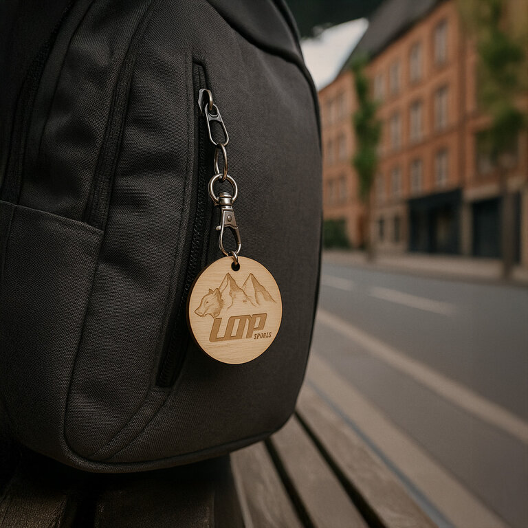 Porte-clés en bois de peuplier personnalisable made in France - Tilia | pandacola