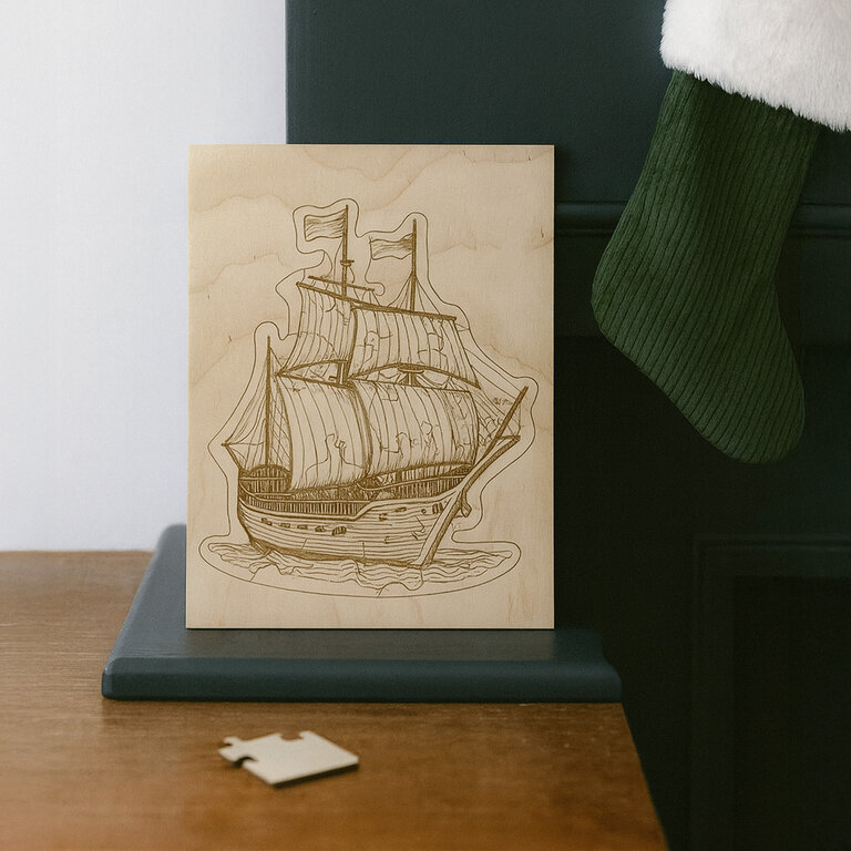 Puzzle en bois personnalisable fabrication artisanale française - Oakie | pandacola