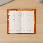 Agenda personnalisable quinzainier 9,4 x 16,8 cm 2025/2026 - Offixio Quadri | pandacola - thumb - 4