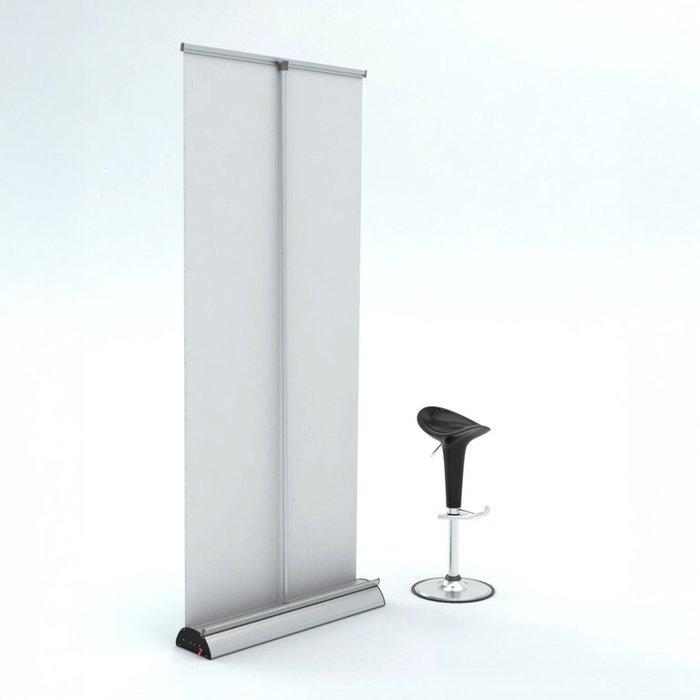 Roll up double personnalisé avec base en aluminium 85cm | pandacolach - 1
