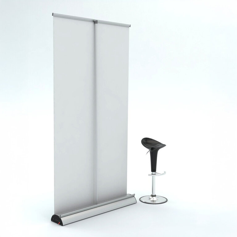 Roll up double personnalisé avec base en aluminium 100cm | pandacolach - 1