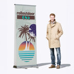 Roll up double personnalisé spécial exérieur 85cm | pandacolach - thumb - 1