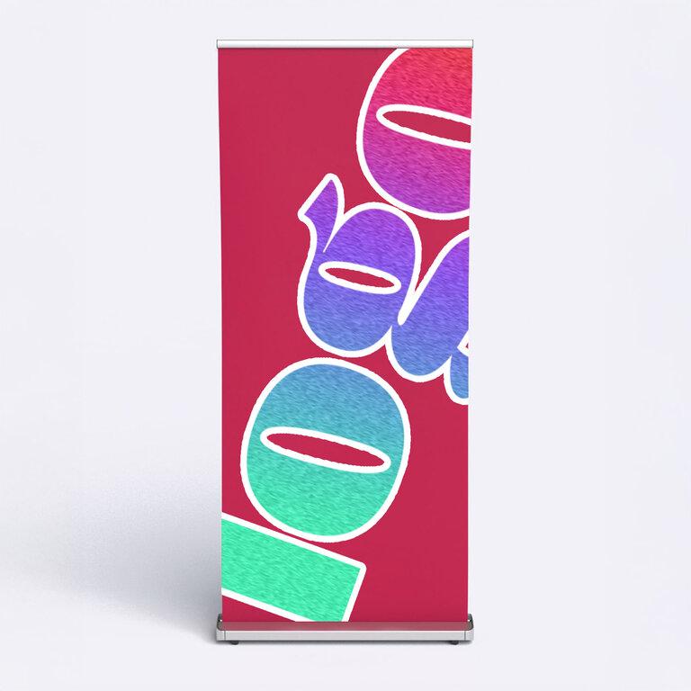Roll up personnalisable premium noir mat 85cm | pandacolach