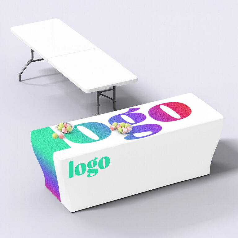 Table pliante avec housse personnalisable 240cm | pandacolach
