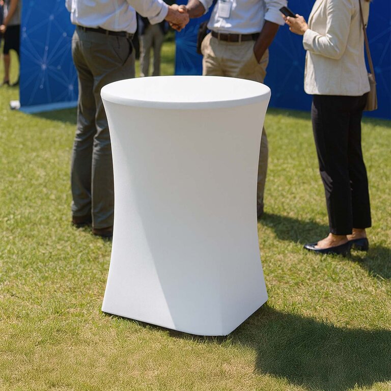 Housse de remplacement personnalisable pour table ronde 80cm | pandacolach - 1