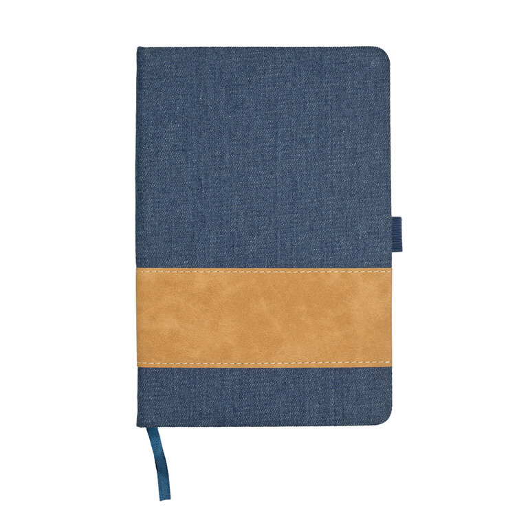 Carnet A5 personnalisable en denim - Jeans | pandacolach - 1