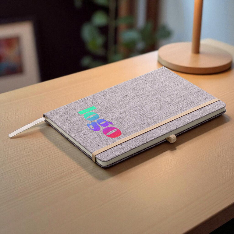 Carnet A5 personnalisable en coton recyclé - Filato | pandacolach