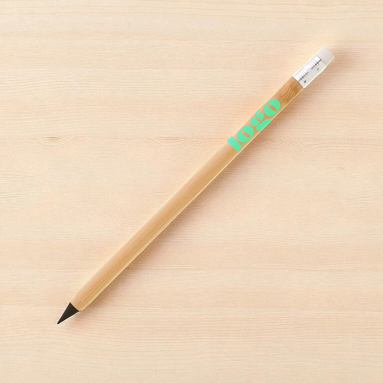 Crayon de papier en bambou personnalisable - Perma | pandacola