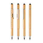 Crayon de papier multifonction en bambou 6-en-1 dans un étui en papier – Atrezo+ | pandacola - thumb - 3