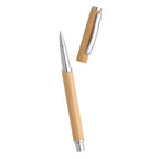 Stylo gel personnalisable en bambou - Velia gel | pandacolach - thumb - 3