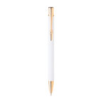 Stylo bille métal personnalisable gravure dorée effet miroir - Valmi Soft | pandacola - thumb