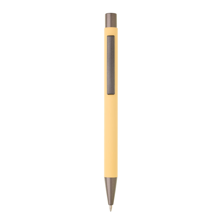 Stylo bille en métal personnalisable finition douce - Cageri Soft | pandacola - 2