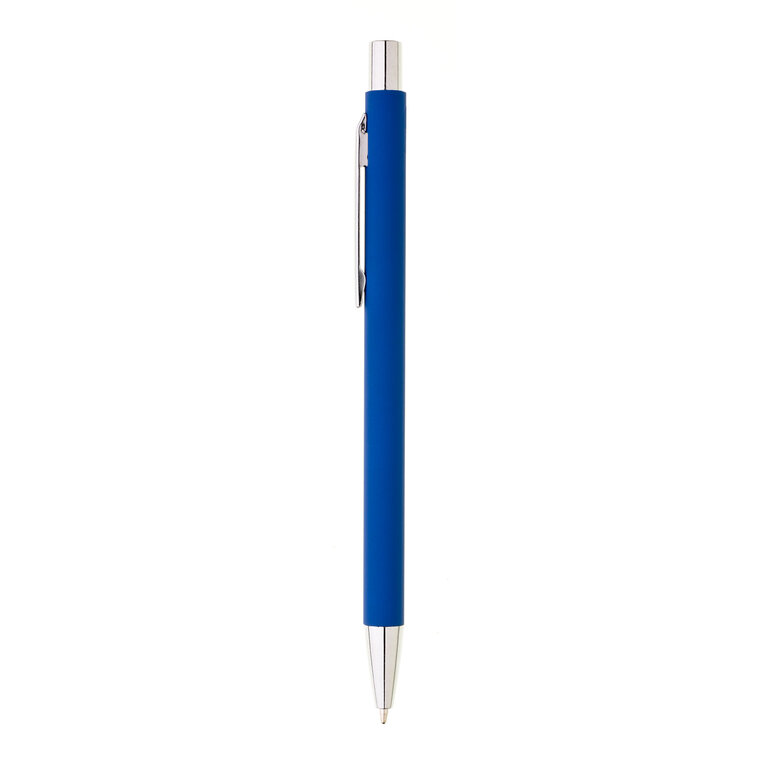 Stylo à bille métallique personnalisable finition soft touch - Metria Soft | pandacolach - 1