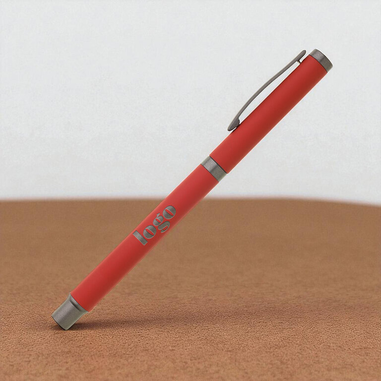 Roller publicitaire en métal personnalisable finition soft touch premium - Riflo Soft | pandacolach