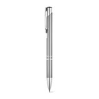 Stylo à bille personnalisé deux stries en aluminium - Alimo Brillant | pandacola - thumb