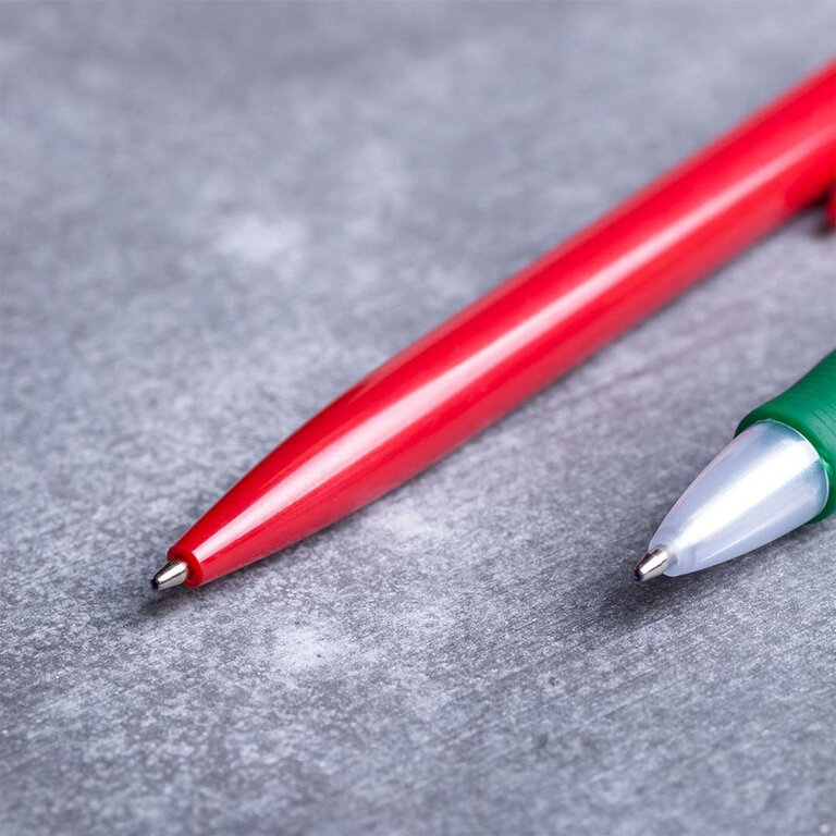 Stylo à bille personnalisable en plastique encre bleue - Figi | pandacolach - 2