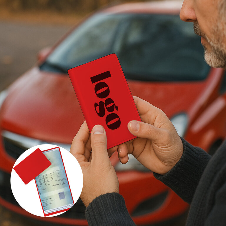 Porte carte grise personnalisé - Plak | pandacolach