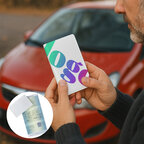 Porte carte grise personnalisé - Plak Quadri | pandacolach - thumb - 1