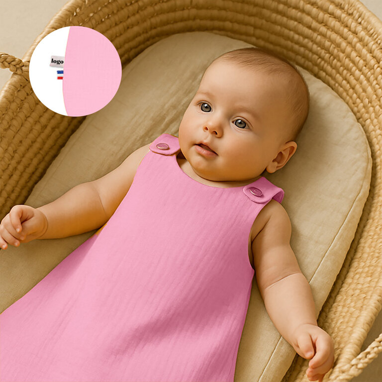 Gigoteuse d’été personnalisable en coton biologique made in France - Dreamie | pandacolach