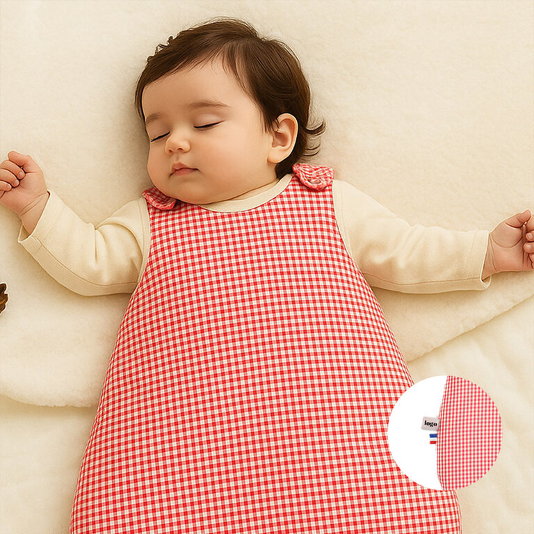 Gigoteuse d’hiver personnalisable en coton biologique made in France - Cozynest | pandacolach