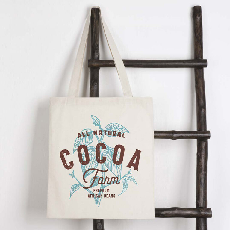 Tote bag personnalisable en coton écru 180 gr/m² - Batoo 180 | pandacolach - 2