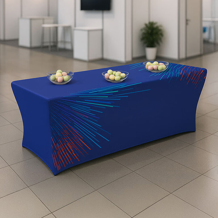 Housse de remplacement personnalisable pour table pliante 180cm | pandacolach - 1