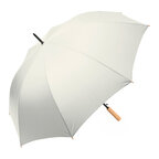 Parapluie personnalisable PET golf et anti-tempête avec manche droit ∅ 120 cm - Donito wood | pandacolach - thumb