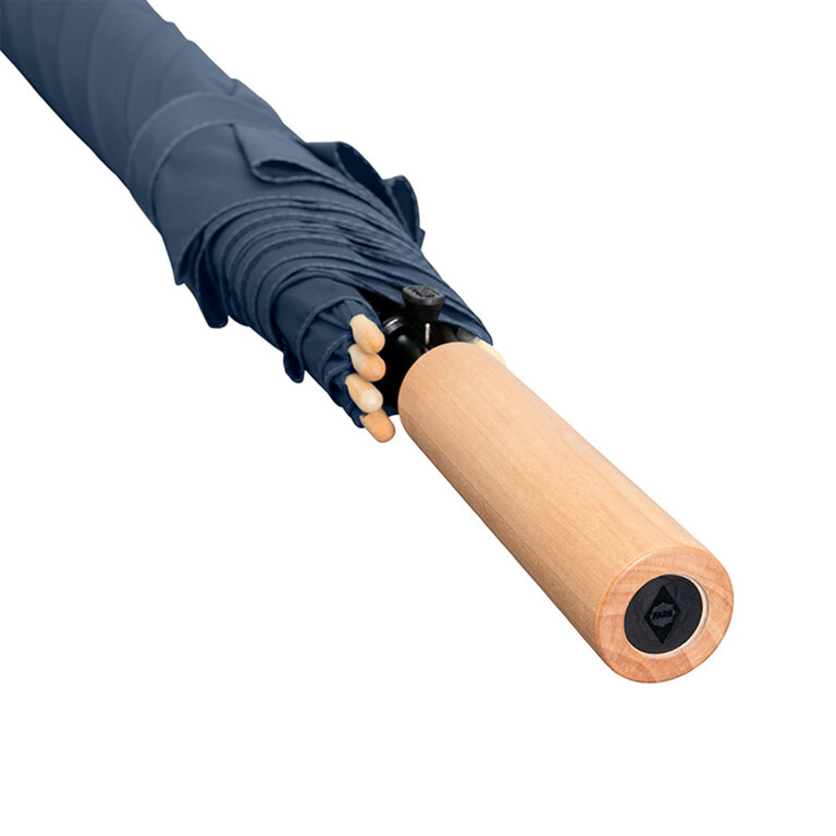 Parapluie personnalisable PET golf et anti-tempête avec manche droit ∅ 120 cm - Donito wood | pandacolach - 4
