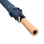 Parapluie personnalisable PET golf et anti-tempête avec manche droit ∅ 120 cm - Donito wood | pandacolach - thumb - 4