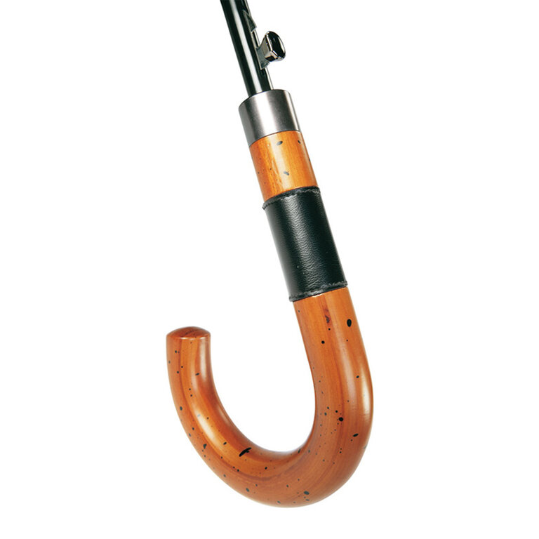 Parapluie personnalisé anti-tempête avec poignée en bois ∅ 115 cm - Londres | pandacolach - 5