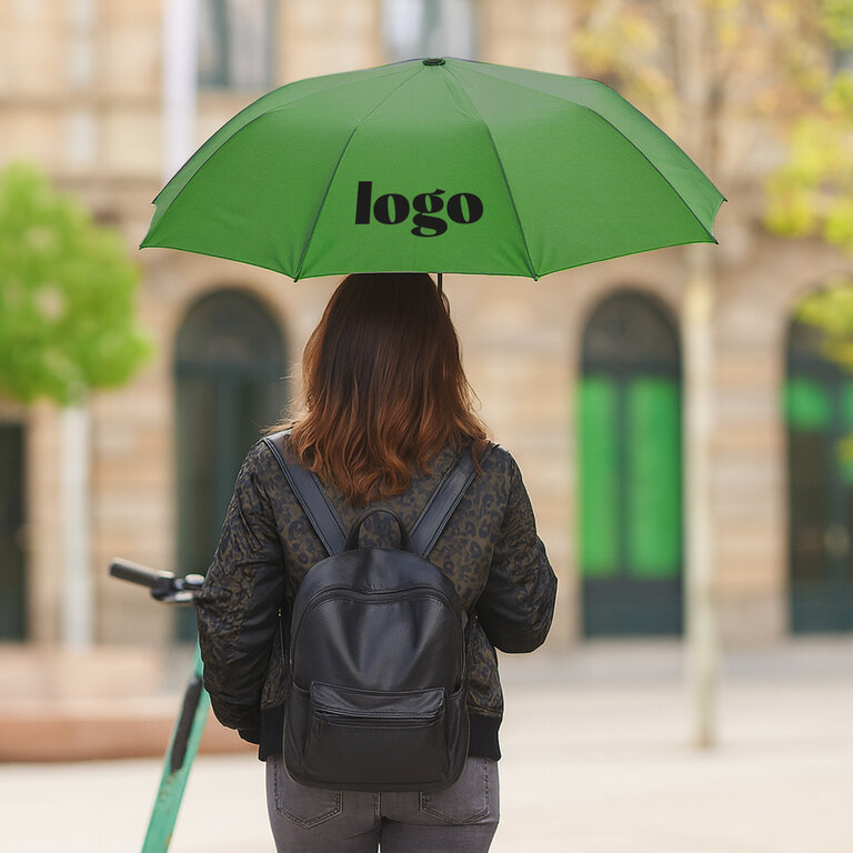 Parapluie de poche personnalisable automatique ∅ 98 cm - Brest premium | pandacola
