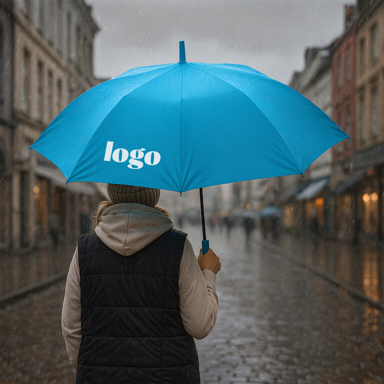 Parapluie promotionnel anti-tempête avec poignée assortie à la toile ∅ 105 cm - Tokyo | pandacolach