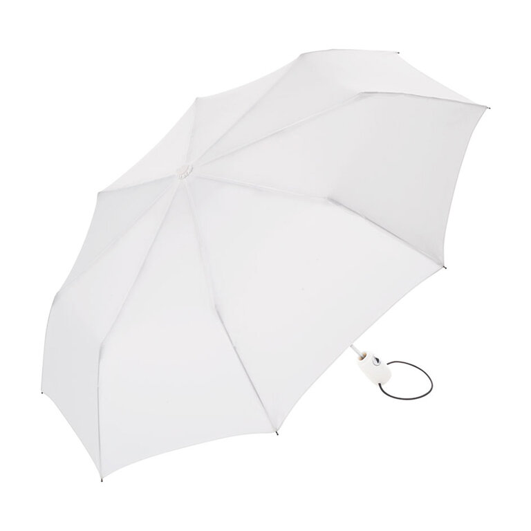 Parapluie pliable personnalisable anti-tempête avec poignée assortie à la toile ∅ 92 cm - Antonio | pandacolach