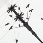 Parapluie personnalisable transparent avec baleines de couleur  ∅105 cm - Mawy | pandacola - thumb - 1