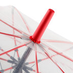 Parapluie personnalisable transparent avec baleines de couleur  ∅105 cm - Mawy | pandacola - thumb - 4