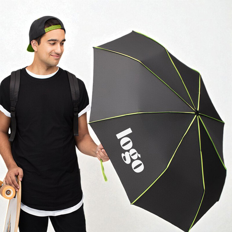 Parapluie pliable publicitaire baleine extérieur de couleur ∅104cm - Arica | pandacola