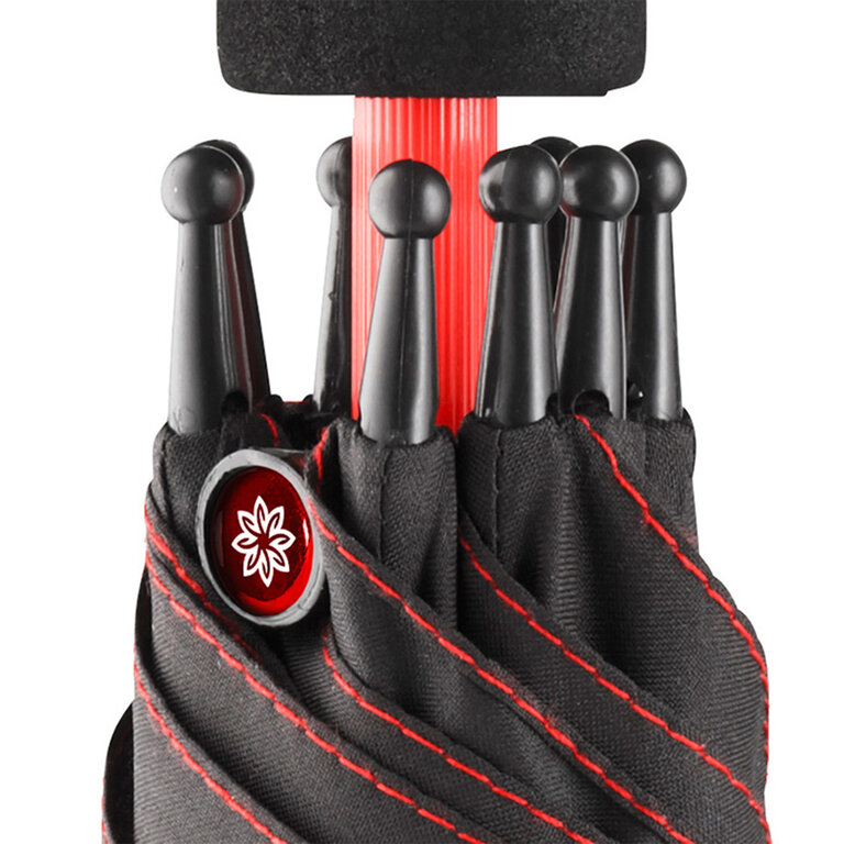 Parapluie personnalisable anti-tempête avec mat de couleur ∅ 105 cm - Sary | pandacolach - 5