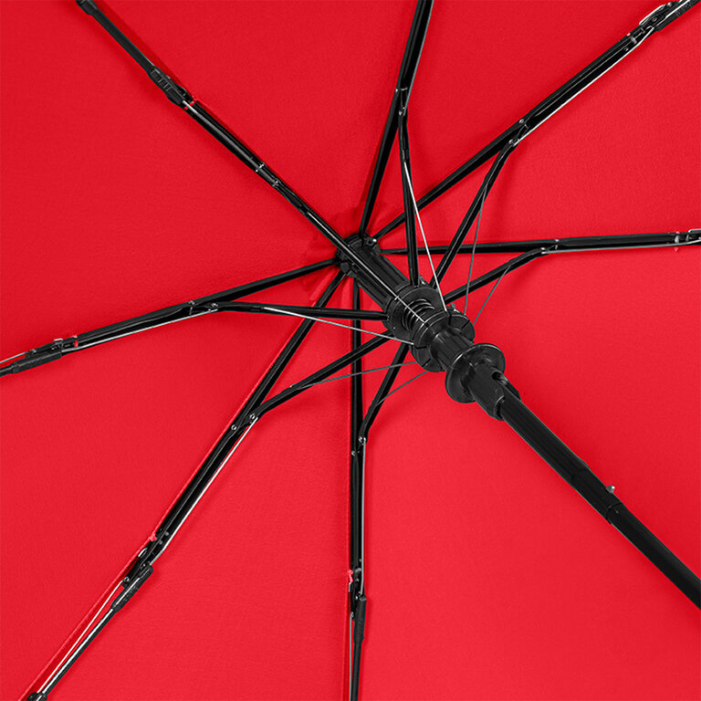 Parapluie de poche personnalisable anti-tempête avec poignée en bois ∅ 100 cm - Bergen | pandacolach - 5