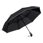 Parapluie pliable personnalisé avec des coutures gris clair ∅105cm - Lille | pandacola - thumb - 5