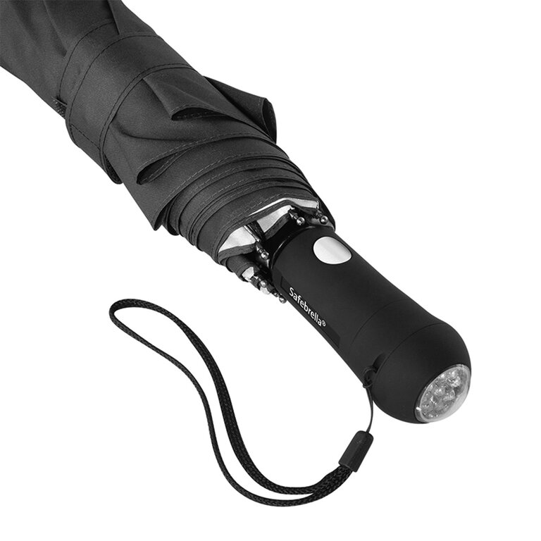 Parapluie de poche promotionnel réfléchissant et poignée lumineuse ∅98 cm - Bangkok mini | pandacolach - 2