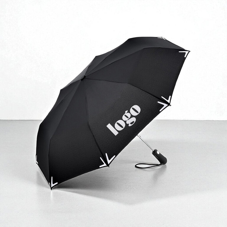 Parapluie de poche promotionnel réfléchissant ∅98 cm - Bangkok mini | pandacolach