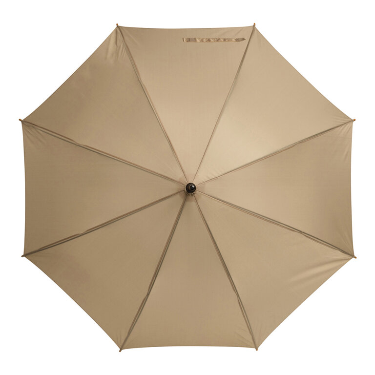 Parapluie personnalisable automatique avec poignée canne en bois - Dundo | pandacola - 1
