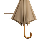 Parapluie personnalisable automatique avec poignée canne en bois - Dundo | pandacola - thumb - 2